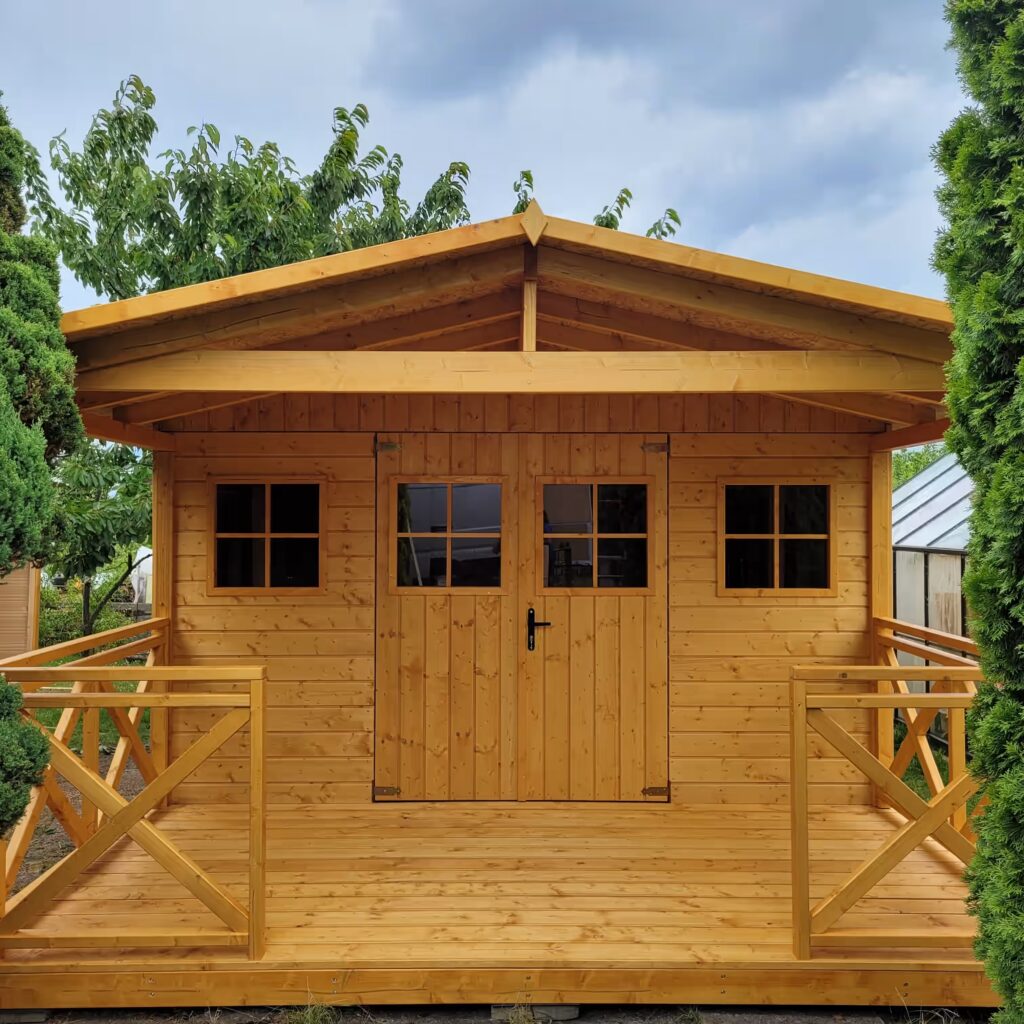 drewniane domki ogrodowe, altany