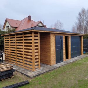 O nas 5 domek ogrodowy garaz 4x8m AVIF