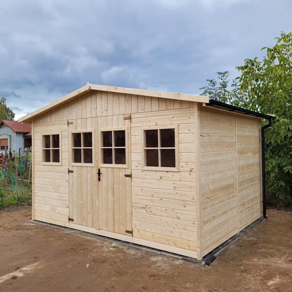 drewniane domki ogrodowe