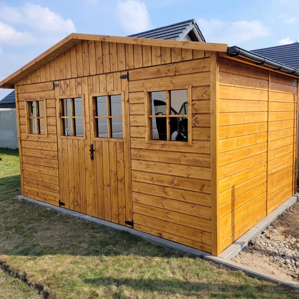 Drewniany domek ogrodowy Classic 1 svg%3E