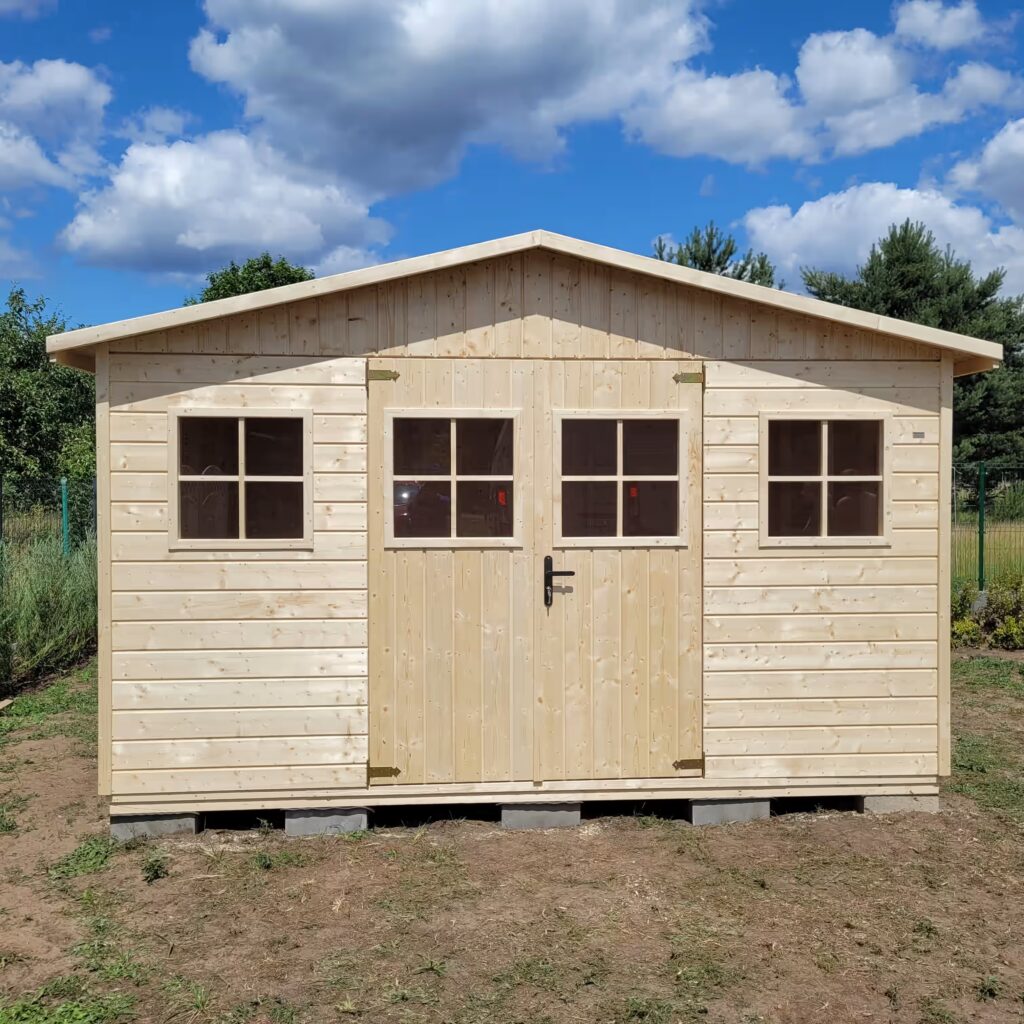 Drewniany domek ogrodowy Classic 5 svg%3E